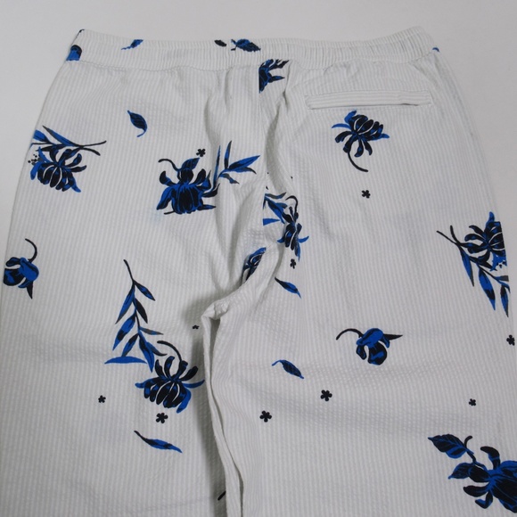Kith Men's Floral Seersucker Stryker Pant Grey / White Size L KH6155 Summer 2018 - Picture 7 of 12